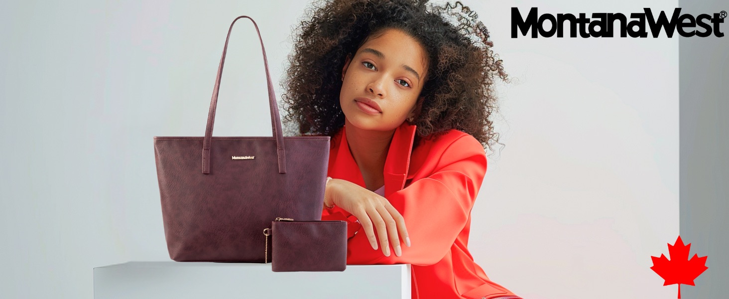 Montana West Tote Wallet Set