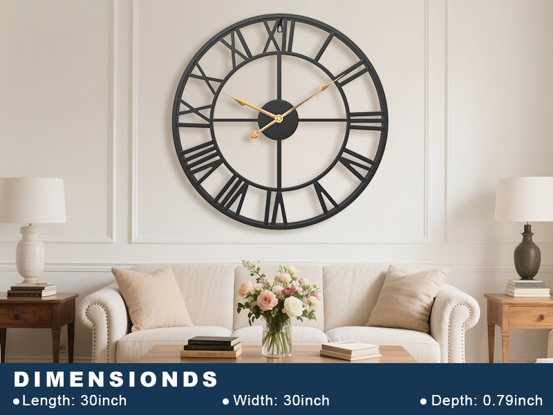modern wall clocks for living room