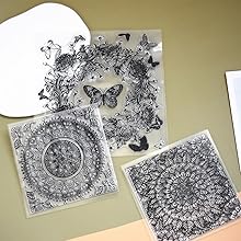 Silicone Texture Stamp Sheets for Polymer Clay