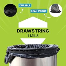 Drawstring Trash Bags