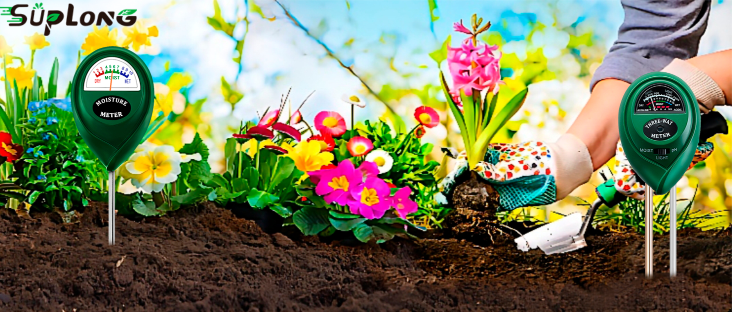 Suplong Soil Moisture Meter,Plant Moisture Meter, Plant Water Meter for Plants