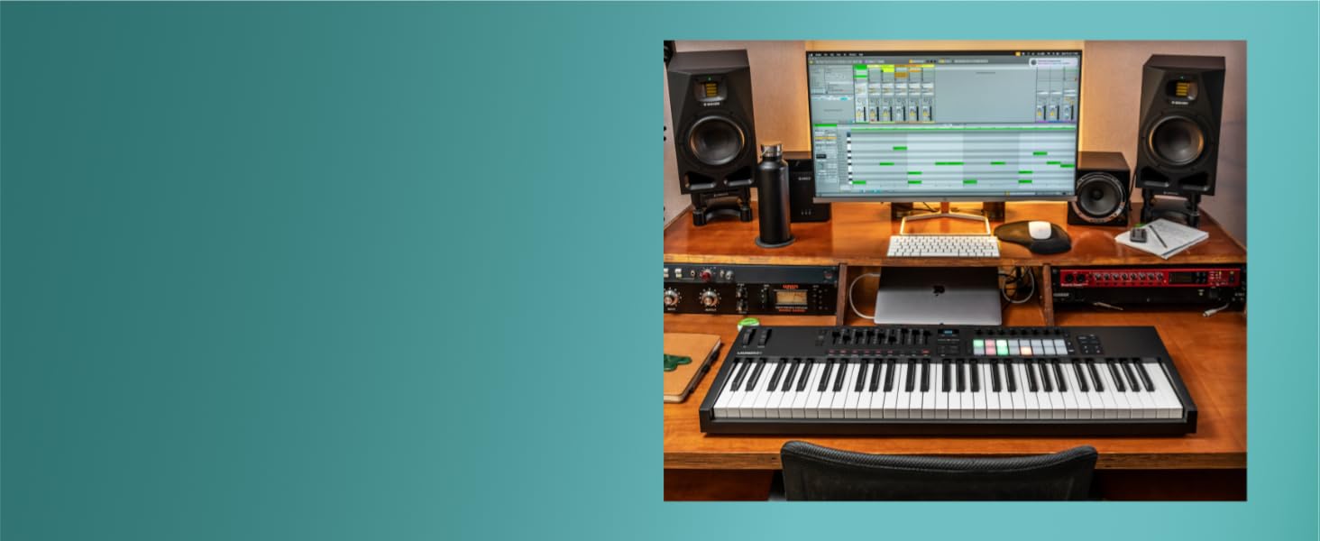 Novation Launchkey 61 [MK4] 61 key SemiWeighted, USB, MIDI Keyboard