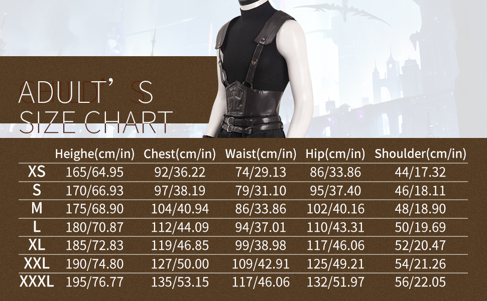 FF7 Zack Fair Costume Cospaly