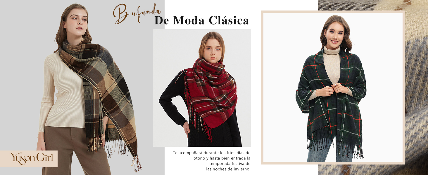 Bufandas para mujer