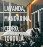 Con Aceites Esenciales de Lavanda, Mandarina, Cedro y Toronja