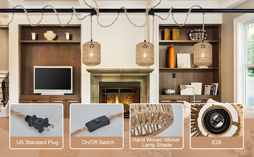 plug in pendantl ight