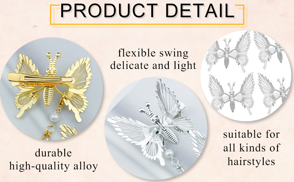 Tassel Butterfly Hairpin-2