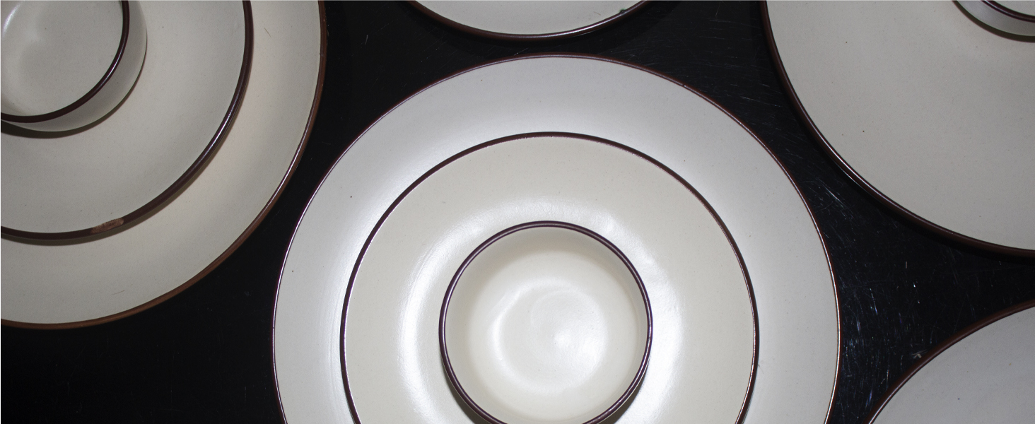 Buy Bodhi House Hand Painted Ceramic Dinner Set of 6 Dinner Plates (10.