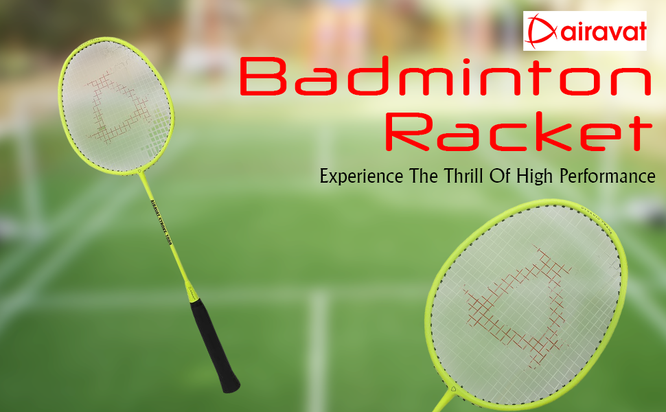 Buy Airavat Stroke Badminton Racket, Full Size Carbon