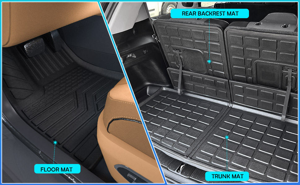 powoq Floor Mat Compatible with 20212024 Jeep Grand