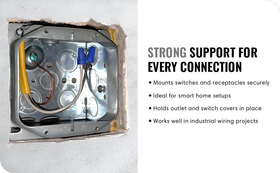 Plaster Ring Mud Ring, Blank Wall Plate Cover, Junction Box Blank Outlet Cover