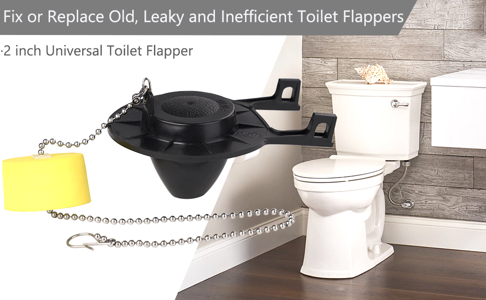 iFealClear 2 Inch Toilet Flapper Replacement for American Standard