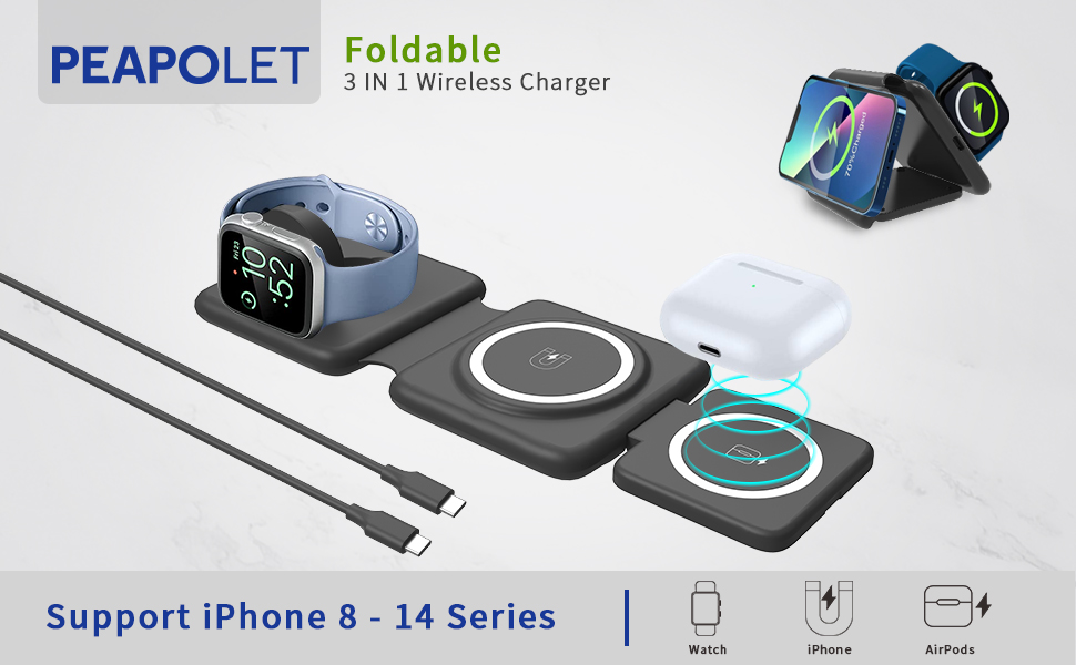 3 in 1 wireless charging station apple
