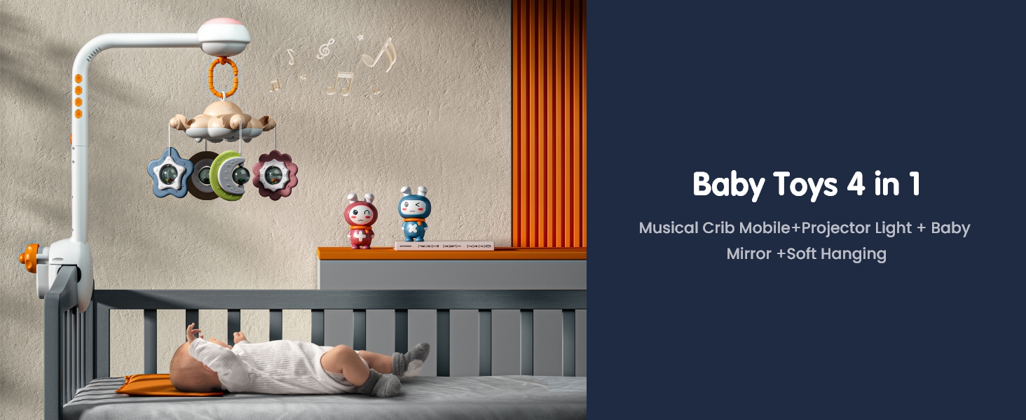 crib toys with music and lights