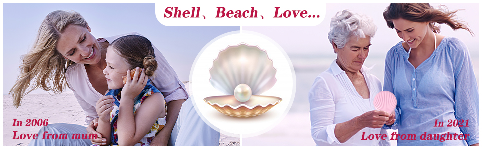 The story about shell makeup mirror 