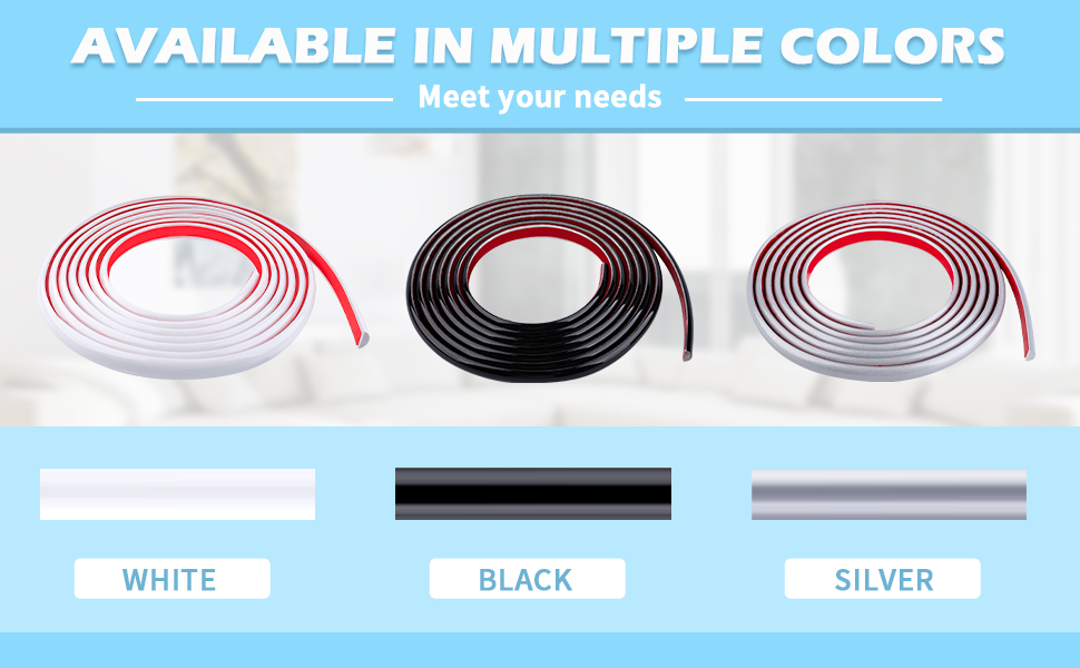 10 Feet Tile Edge Trim Flexible Molding Trim Self Adhesive