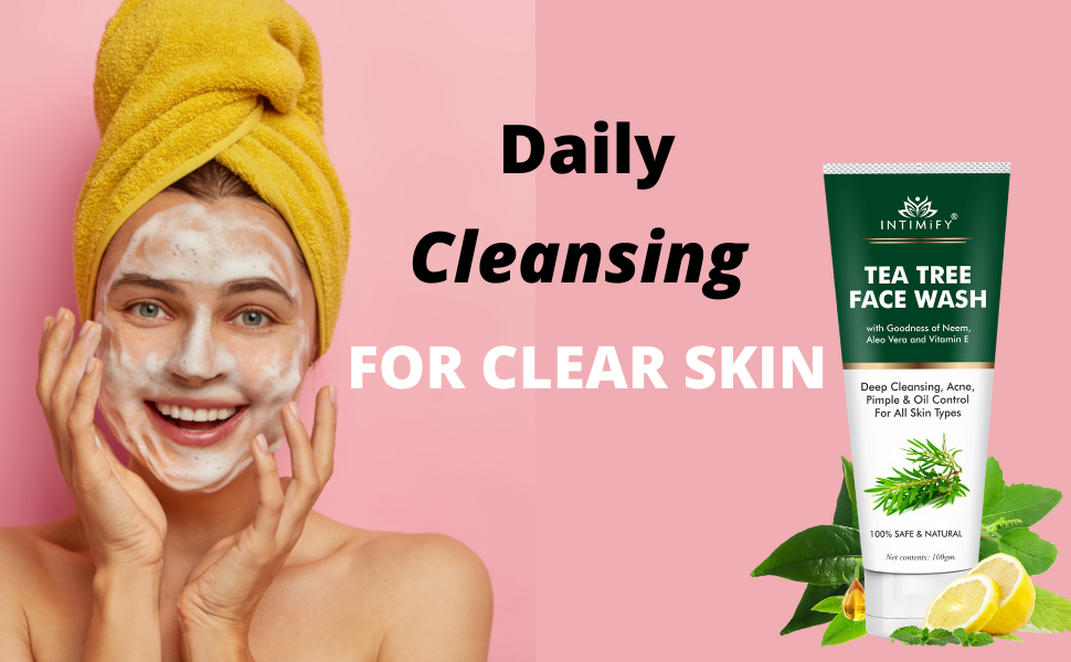 tea tree face wash for oily skin