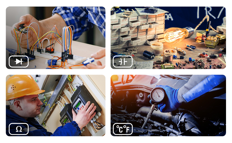 VENLAB Digital Clamp Meter 1000A TRMS 6000 Counts AC/DC Current