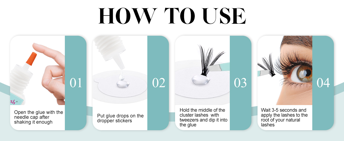 cluster lash glue
