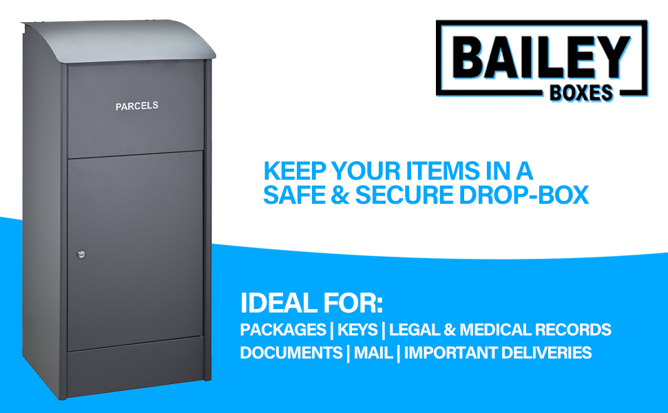 Close Out Large Parcel Drop Box Storage Mail Box