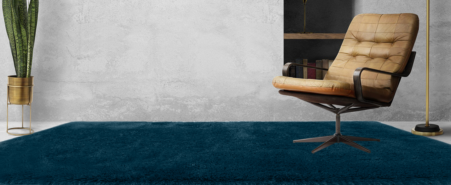 Navy Blue Plush Large Soft Shag Area Rug for Living Room and Bedroom - Modern Decor (10x14)  
Navy Blue Plush Soft Shag 88322bb6 Cafa 4919 A1a6 09eb59b10620. CR0,0,1464,600 PT0 SX1464 V1