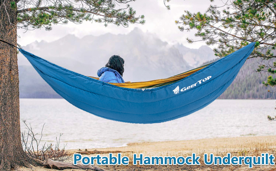 GEERTOP Hammock Quilt for Camping Ultralight Backpacking