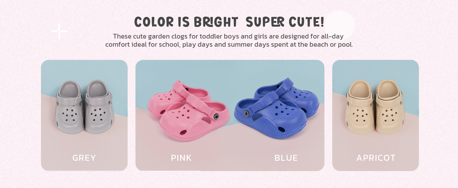 baby clogs toddler girls water shoes kids garden clogs little kid crib shoes