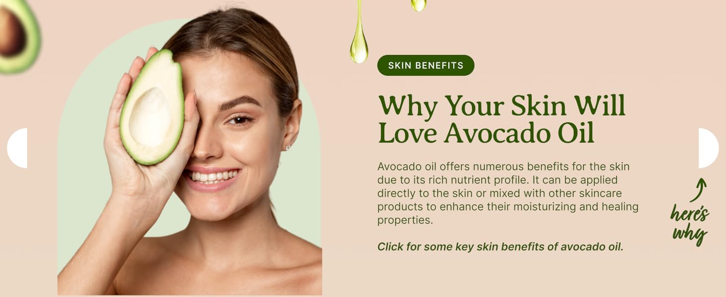 Premium Avocado Oil for Skin and Hair