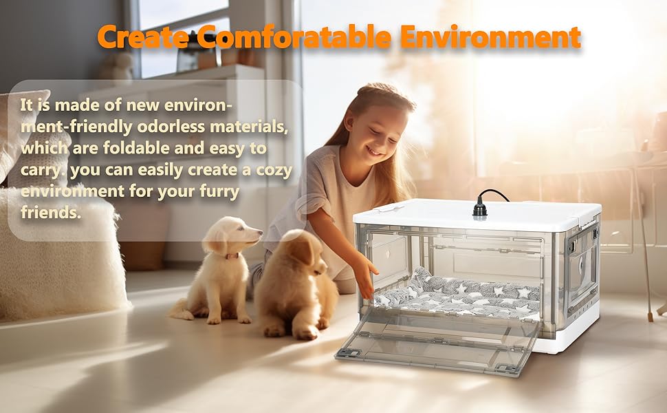 85L Puppy Incubator, Dog Incubator for Puppies and kittens