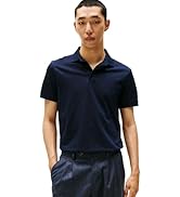 Tommy Hilfiger Men's Short Sleeve Casual Polo Shirts in Regular Fit with Hidden Placket Design