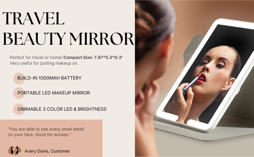 makeup mirror with light
