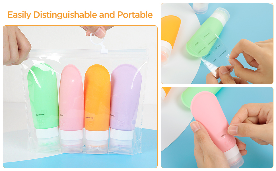 Reiseflaschen zum Befüllen