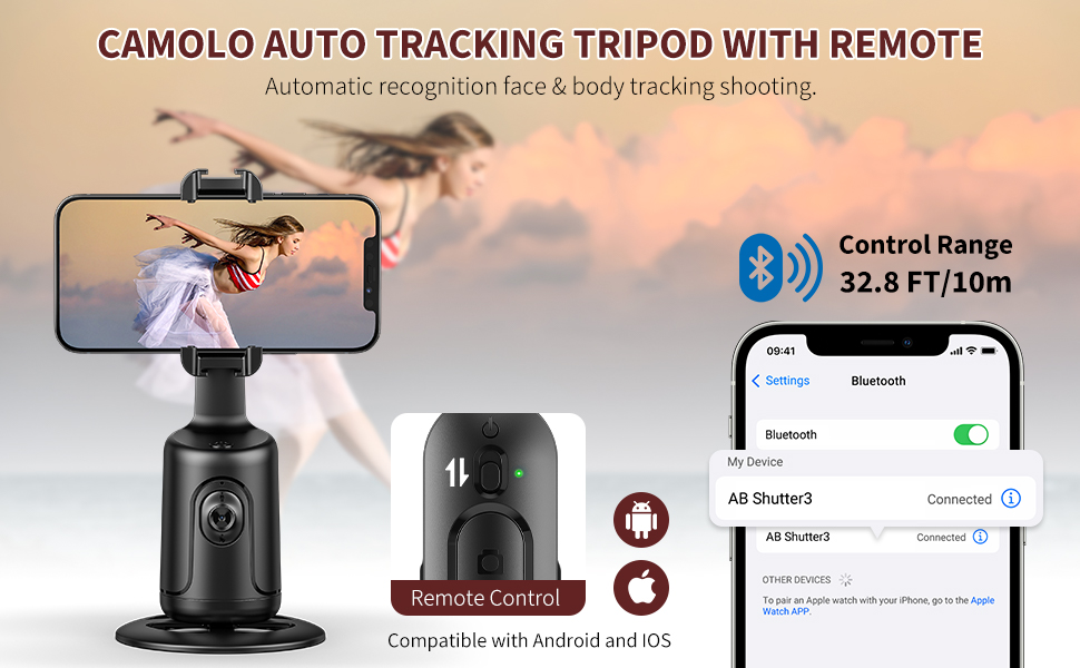 tripod for iphone with two cold shoes 