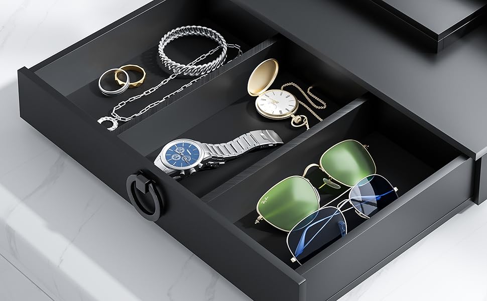 WINKINE Cologne Organizer for Men, Acrylic Display Stand