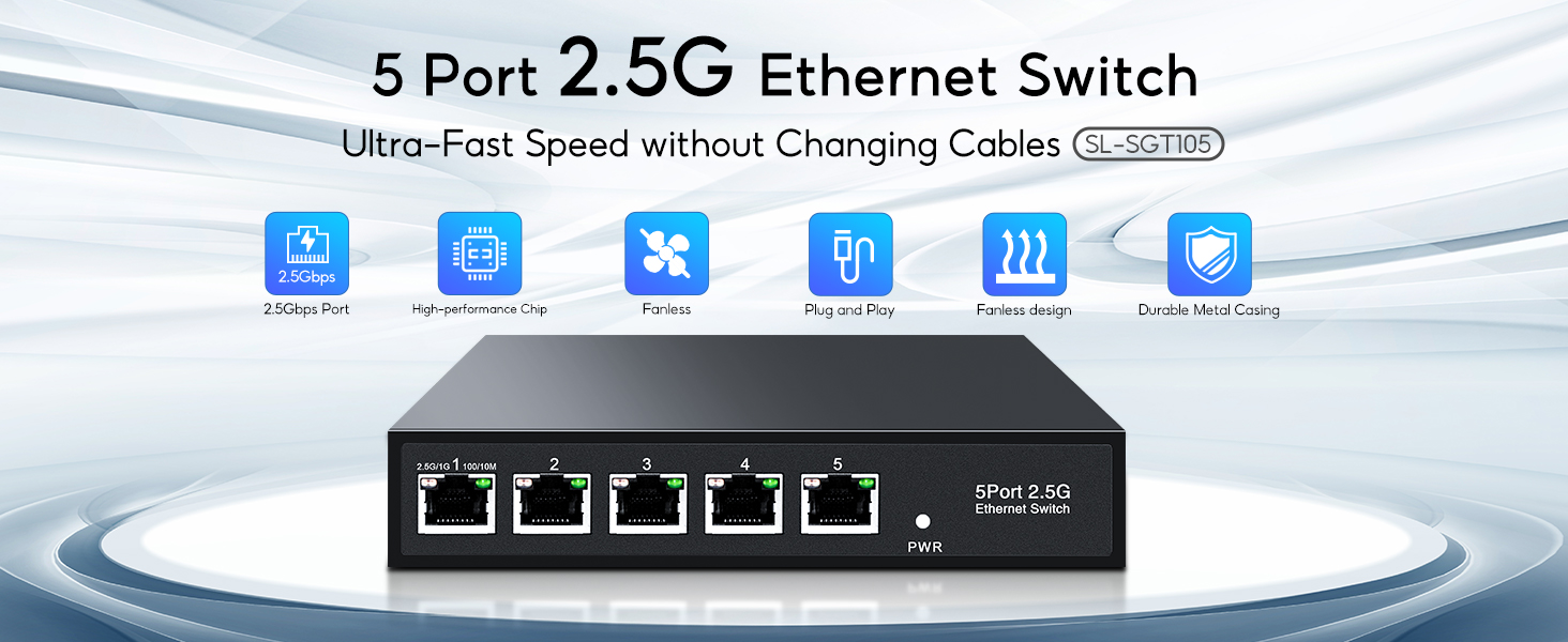 2.5G network switch