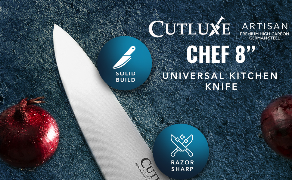 Cutluxe Chef Knife 8 inch