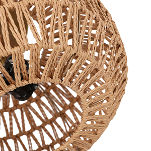 rattan ceiling light