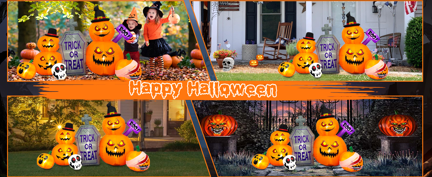 Danxilu 8 FT Long Halloween Inflatables Outdoor Decorations