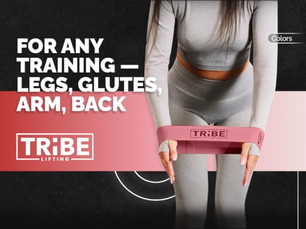 Colors of Tribe Lifting Leg Resistance Bands for Working Out