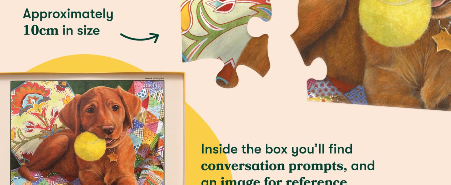 Relish Dementia Jigsaw Puzzles for Adults 13 Piece Puppy Playtime