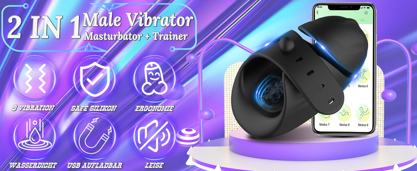 2 in 1 penis vibratoren trainer stimulator masturbation cup taschenmuschi penis massager