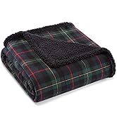 Eddie Bauer - Blanket, Super Soft Reversible Sherpa & Brushed Fleece Bedding, Throw Blankets for ...