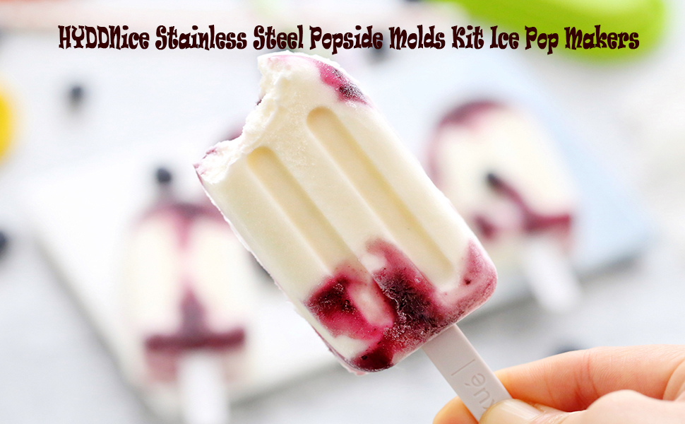  Stainless Steel Popsicle Molds Rack and Accessories