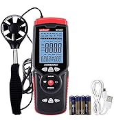 Weather Station Anemometer Wind Speed Meter Data Logger with Wind Direction Wind Volume Temperatu...
