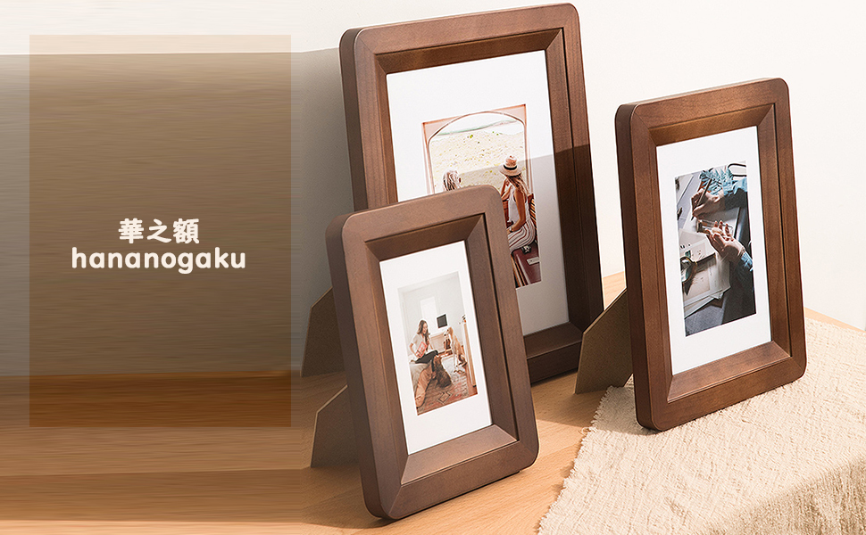 Amazon.co.jp: フォトフレーム 2L 木製 写真立て おしゃれ