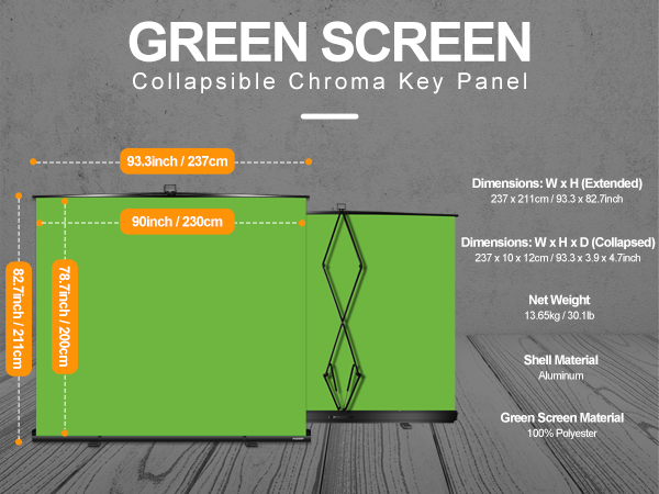Amazon.com : FUDESY 78.7 x 93in Extra Wide Large Collapsible Green