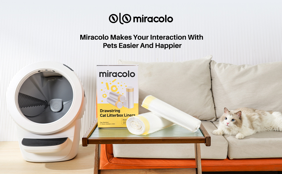 Miracolo Cat Litter Box Liner, Extra Durable Jumbo