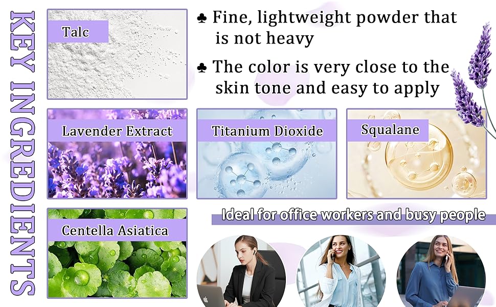 Lavender Loose Setting Powder