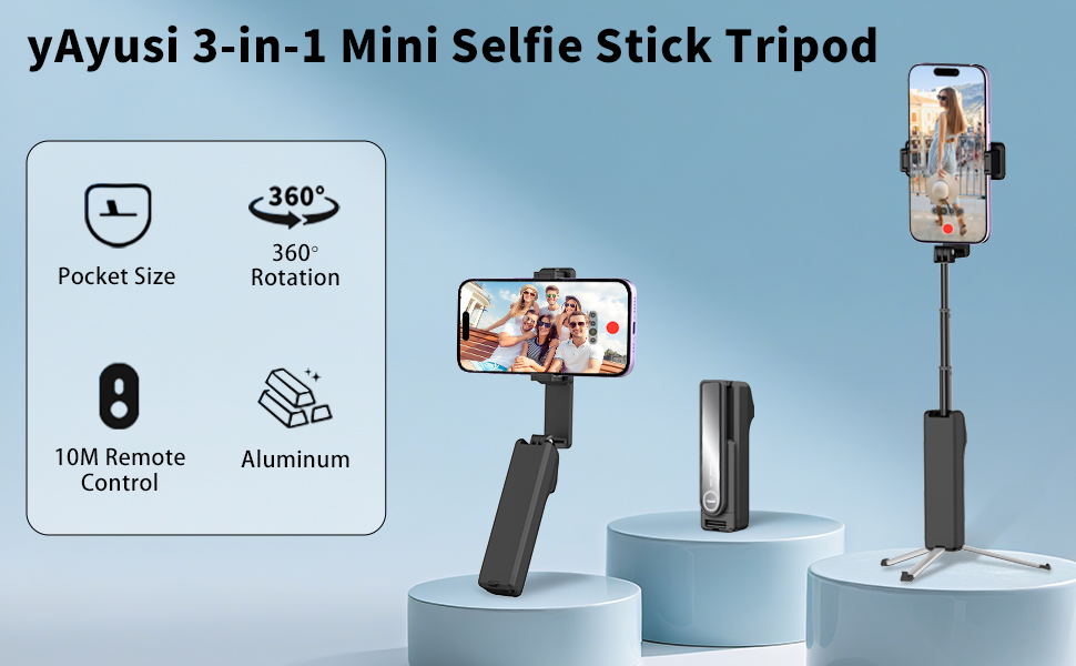 Mini Selfie Stick Tripod