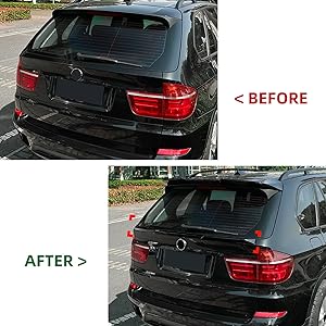 Rear Trunk Splitter Wing For Ford Fiesta ST-Line 2